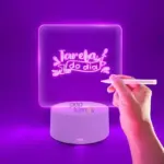 Luminária de Escrever Tipo Lousa 3D BM-F945 – Criativa e Decorativa