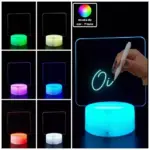 Luminária de Escrever Tipo Lousa 3D BM-F945 – Criativa e Decorativa - Imagem 2