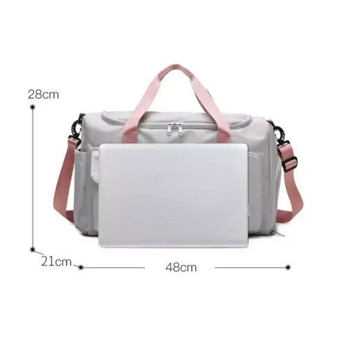 Bolsa de Viagem com Bolso Duplo BM-F1200 – Espaçosa e Resistente