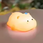 Luminária de Silicone Hipopótamo AKL-L011 – Fofa e Iluminada