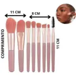 Kit 8 Pincéis de Maquiagem KA-2035 – Toque Macio e Acabamento Profissional - Imagem 2