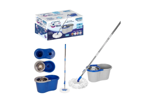 Mop Giratório 8L 360º Clean Tech CT0001 – Limpeza Eficiente e Prática