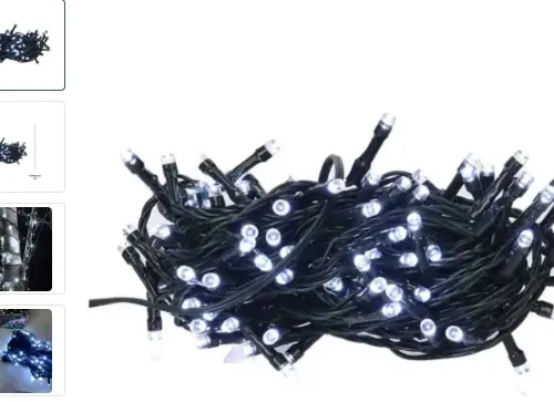 Pisca Pisca 100 LEDs Branco 127V 15104 – Luz Brilhante e Efeito Natalino