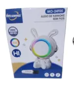 Caixa de Som Karaokê MO-24F05 – RGB com Efeitos Visuais - Imagem 2