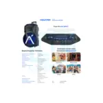 Caixa de Som Aquário Hype BT HP-900 – Som Potente e Compacto - Imagem 2