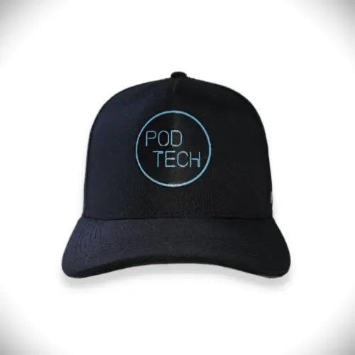Bone Pod Tech POD-001 – Preto com Telinha Digital