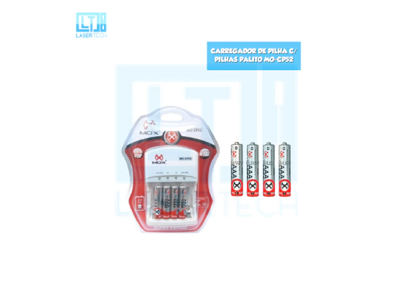 d84a23a9ca124188e5c368dfa6645608-bac0bb1efb558b39e017165730465572-1024-1024 Carregador de Pilhas com Pilhas Palito MO-CP52 – Prático e Econômico - Imagem 1