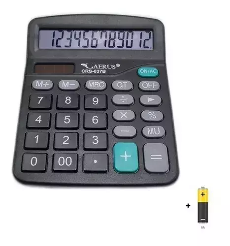 Calculadora 12 Dígitos XH-837B-12 CRS-837B – Eficiência e Precisão no Cálculo