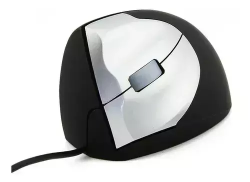 Mouse Ergonômico USB 1600 DPI XC-MS-30 – Conforto e Precisão