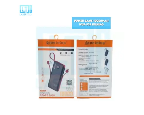 Power Bank 10000mAh WUP-938 Peining – Portátil e Potente