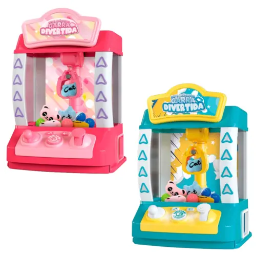 Mini Máquina de Pegar Pelúcia Infantil A410794 – Brinquedo Interativo e Divertido