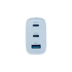 Fonte GaN 45W 2 USB-C + 1 USB PEI-G215 – Carregamento Inteligente e Rápido