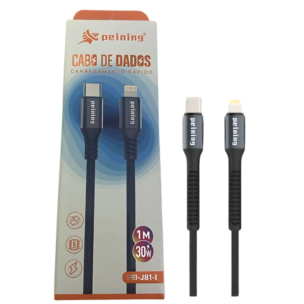design-sem-nome-2025-07-24t103716-199-c1a86d23ddb377c6d617533704221495-1024-1024 Cabo de Dados Tipo C/iPhone 1M PEI-J81-4 – Carregamento Rápido e Seguro - Imagem 1