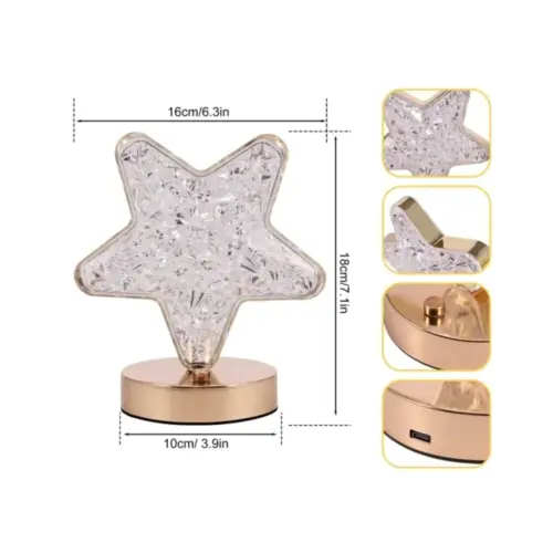 Luminária Touch Recarregável LKZD-5913 – Moderna e Elegante