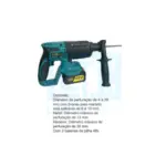 Furadeira Martelete Elétrica BT-DZ45 B-Max – Potência Profissional 127V