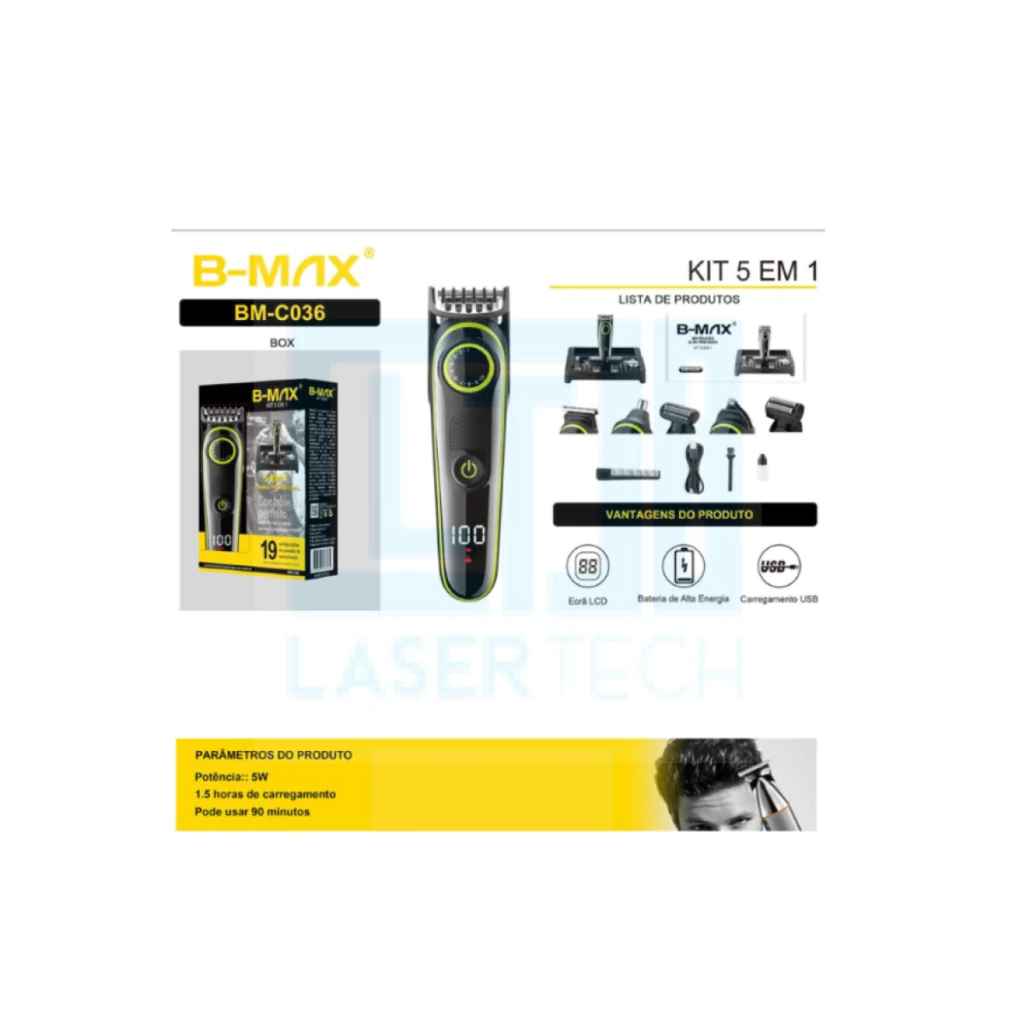 e7b7c7641c3dc6ff21b5d13443d333eb-4b64a4a98c255d300417220082892509-1024-1024 Kit Limpeza 5x1 Profissional BM-C036 B-Max – Multifuncional e Completo - Imagem 1