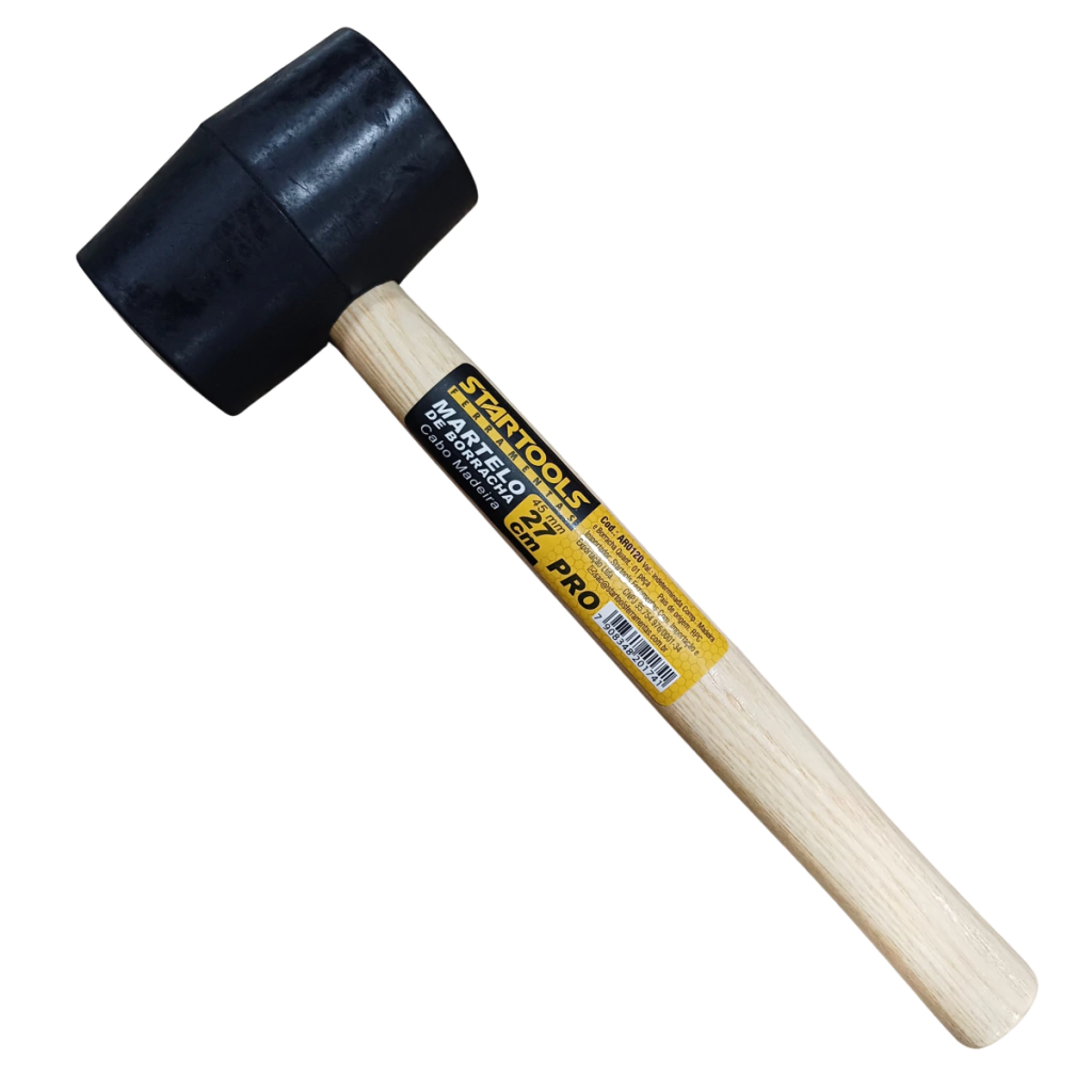 envio-sortido-2025-06-25t122640-856-f528e062ee60df32b417508652278096-1024-1024 Martelo de Borracha 27cm AR0120 Startools – Cabo de Madeira Resistente - Imagem 1
