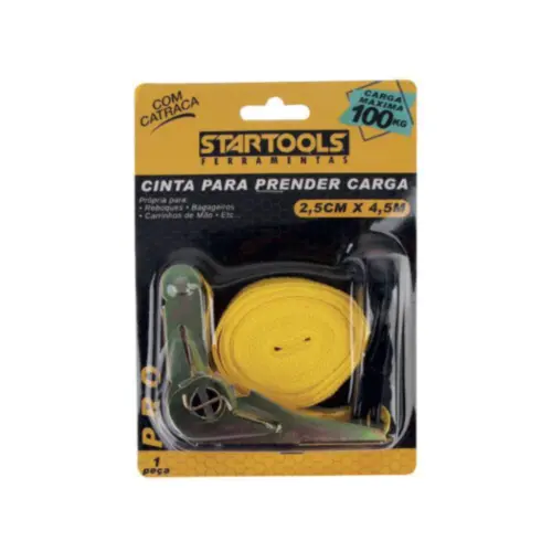 Cinta com Catraca 100Kg AR0401 Startools – Fixação Segura e Ajustável