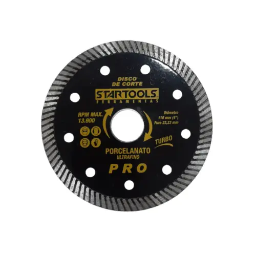 Disco Diamantado Porcelanato AR0137 Startools – Corte Preciso e Limpo