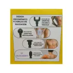 Pistola Massageadora Sem Fio BM-F1227 – Alívio Muscular Portátil - Imagem 5