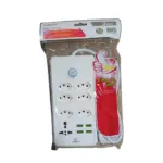 Filtro de Linha 3M 6 Tomadas 4 USB KA-7017 – Proteção e Praticidade