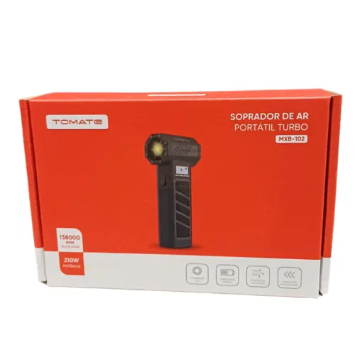 Soprador de Ar Turbo 210W MXB-102 – Portátil e Potente