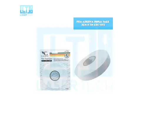 Fita Adesiva Dupla Face 3cm x 5m CRS-1873 – Fixação Forte e Duradoura