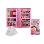 Maleta de Pintura 48 Peças Boneca Fofa TK-CR04 – Criatividade e Diversão