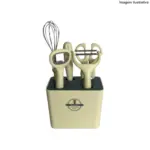 Kit 6 Utensílios de Cozinha em Silicone com Expositor BM-F1072 – Praticidade e Estilo - Imagem 2