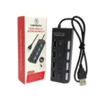 Hub USB 2.0 4 Portas KA-H4U LEY-21 – Conectividade Rápida e Prática