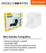 Mini Estúdio Fotográfico BM-F1131 B-Max – Iluminação Perfeita para Fotos - Imagem 3