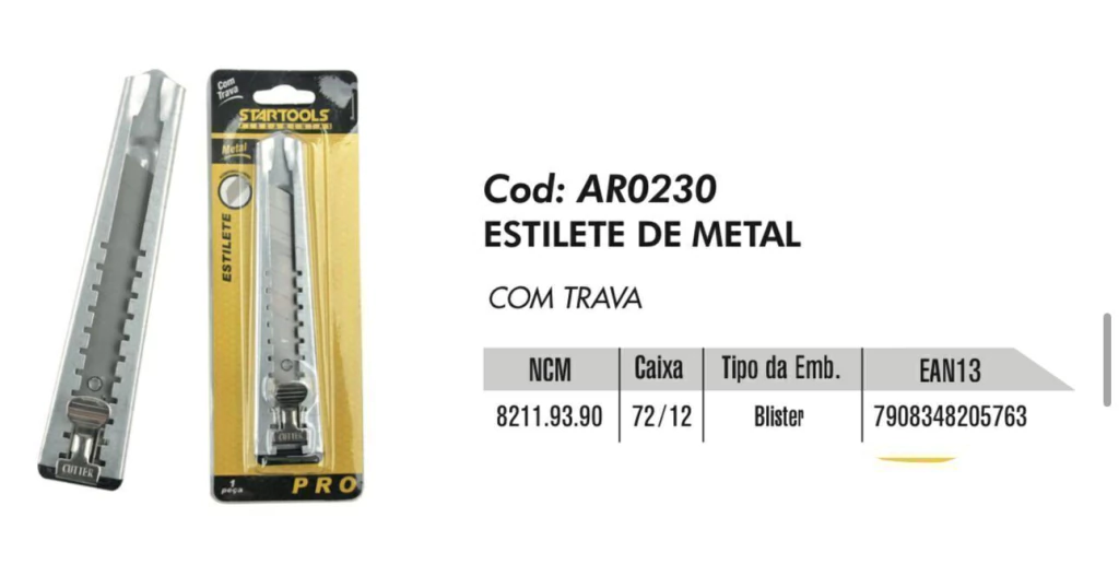 imagem-do-whatsapp-de-2025-05-09-as-12-54-43_014e6288-051f9390a71cb8affd17470546559656-1024-1024 Estilete de Metal com Trava AR0230 Startools – Corte Preciso e Seguro - Imagem 1