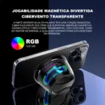 Alto-Falante Magnético Portátil AL-8798 – Som Forte e Design Moderno - Imagem 3