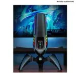 Microfone Gamer RGBM346 – Iluminação Stream Light Integrada