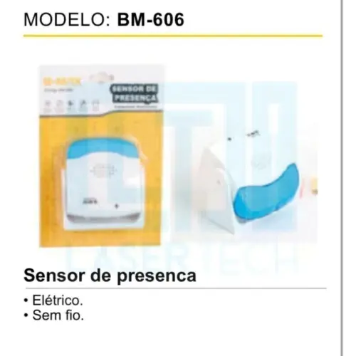 Sensor de Presença BM-606 B-Max – Iluminação Automática e Eficiente