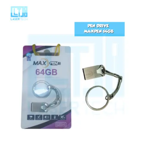 Pen Drive 64GB Maxpen – Alta Capacidade e Desempenho Rápido