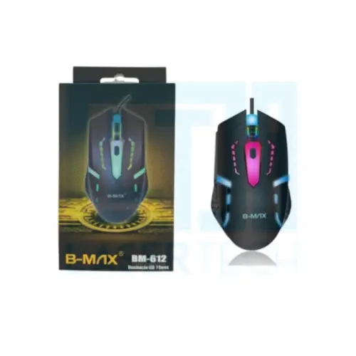 Mouse com Fio BM-612 B-Max – Precisão e Ergonomia