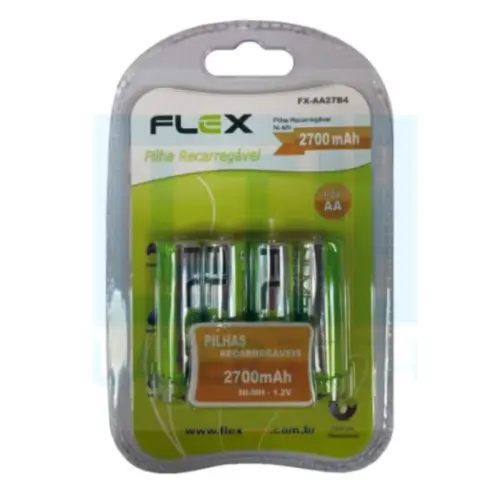 Pilhas Recarregáveis Comuns 4 Unidades FX-AA27B4 – Economia e Sustentabilidade