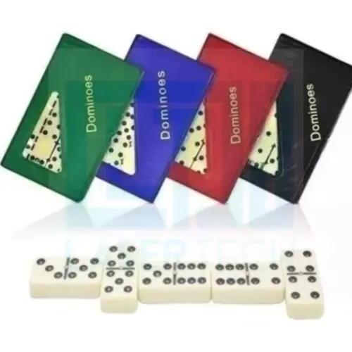 Jogo de Dominó de Osso 10mm 28 Peças KA-7338 NAD5010 – Clássico e Durável