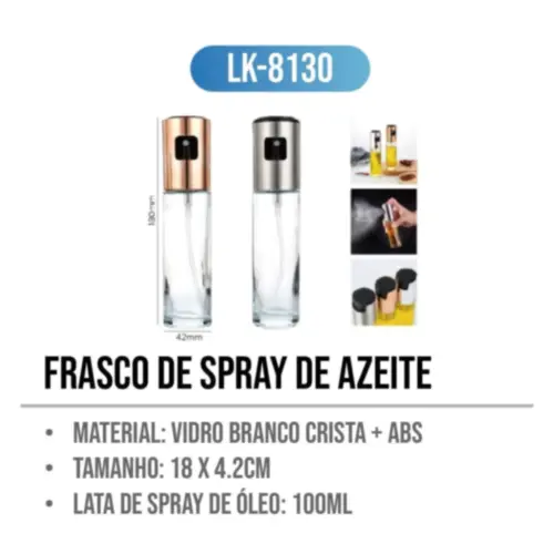 Frasco Borrifador Spray para Azeite LK-8130 – Economia e Praticidade