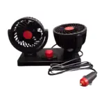 Mini Ventilador Automotivo Duplo 12V CRS-1000 TRY-0001 – Arrefecimento e Conforto - Imagem 5