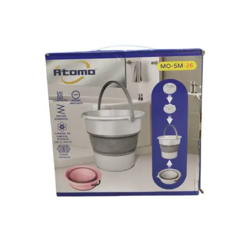 Mini Máquina de Lavar Portátil MO-SM-26 – Compacta e Eficiente