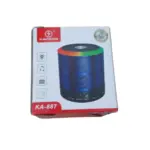 Caixa de Som Sem Fio LED RGB WS-887 KA-887 – Som Envolvente e Visual Incrível - Imagem 3