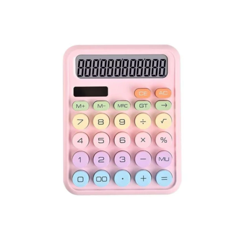 Calculadora 12 Dígitos Colorida KA-6067 – Compacta e Precisa