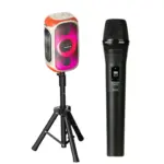 Caixa de Som 250W Golden Pro GP-300 – Power Box3 com Microfone - Imagem 2