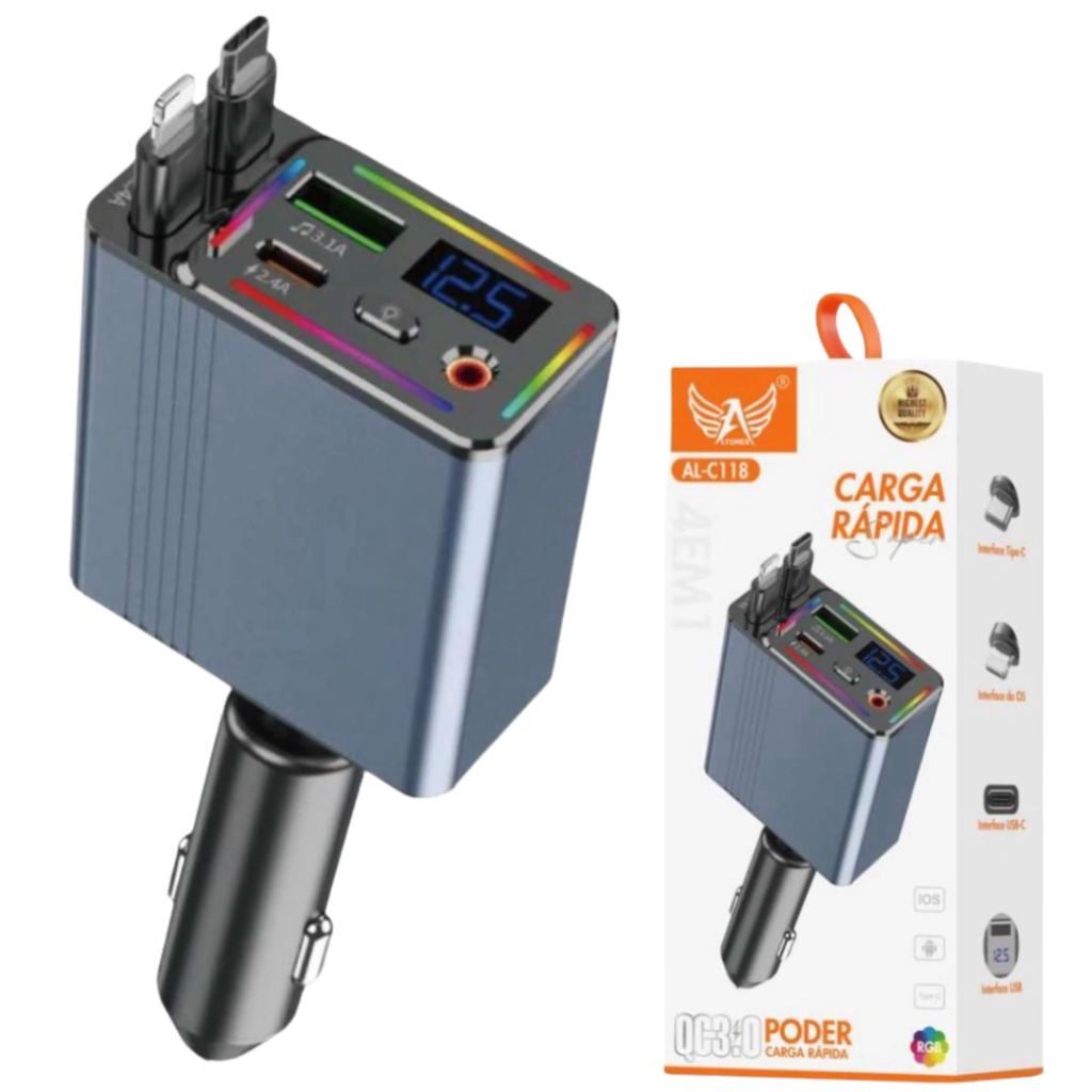 site-1-b3fc4e0f9ed6ab2c9c17603838711411-1024-1024 Carregador Portátil QC3.0 AL-C118 – Carga Rápida e Compacto - Imagem 1