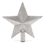 Estrela Ponteira Glitter 20cm E72004 – Decoração Natalina Brilhante