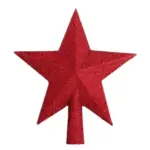 Estrela Ponteira Glitter 20cm E72004 – Decoração Natalina Brilhante - Imagem 2