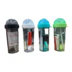 Copo Transparente com Tampa Bolha JYW-010 – Ideal para Bebidas Geladas - Imagem 2