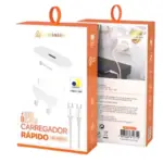 Carregador Rápido 20W Tipo C Peining PEI-PD002 – Potência e Velocidade Máxima - Imagem 2